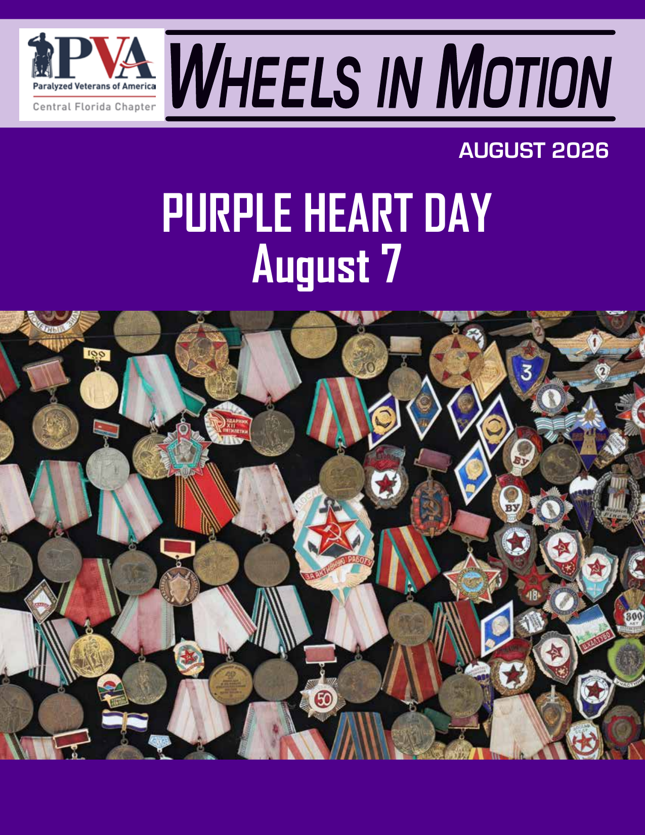 Cover of Wheels in Motion — August 2026