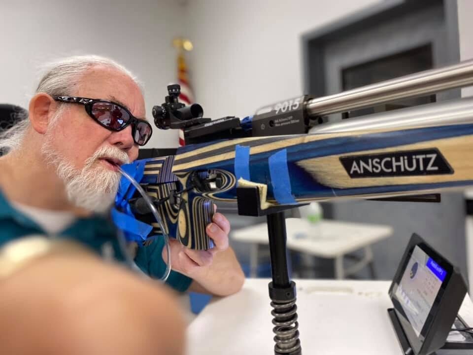 PVACF adaptive air rifle participant